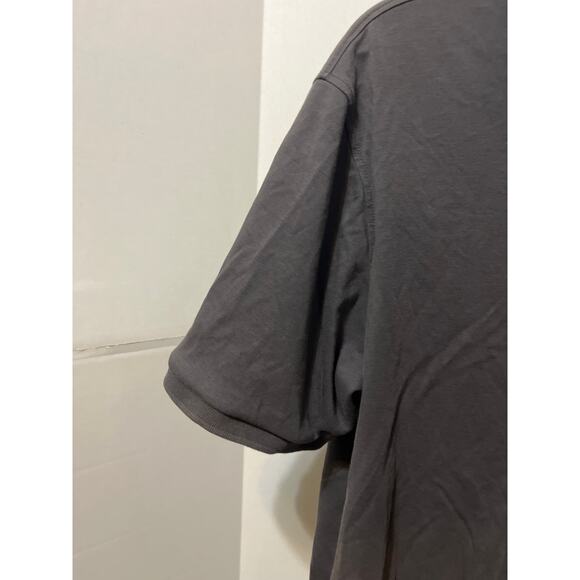 Murano Men’s Charcoal Gray Zip Polo Shirt Size XL Short Sleeve - Picture 3 of 10